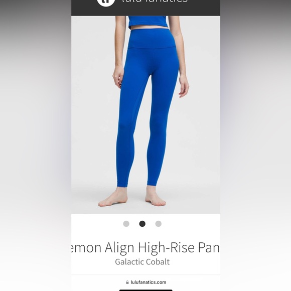 Lululemon align leggings - galactic cobalt - Picture 1 of 4